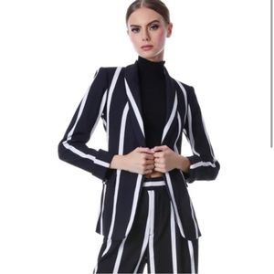Alice + Olivia Macey Cuffed Shawl Collar Blazer size 2 NWT